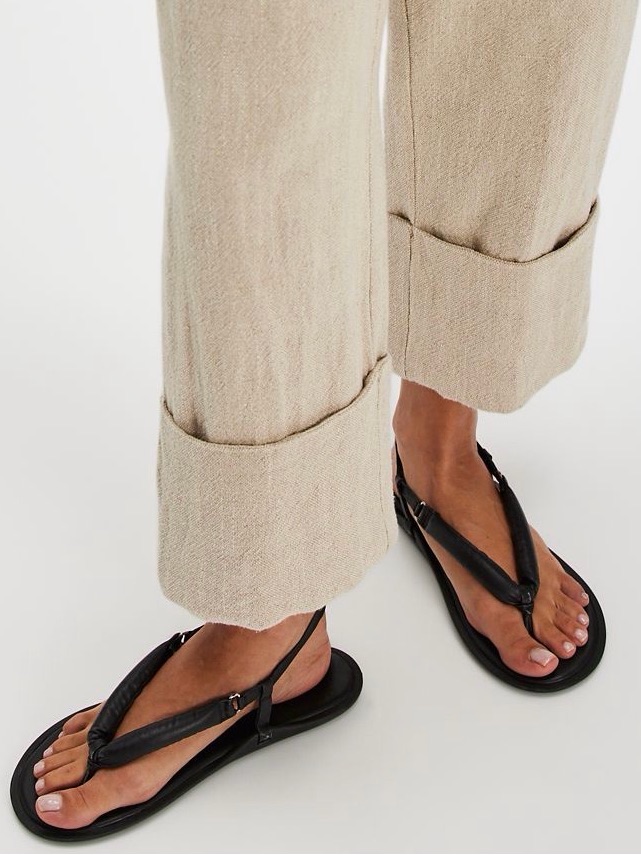 Free People Sun-Catcher Thong Sandal Nwt